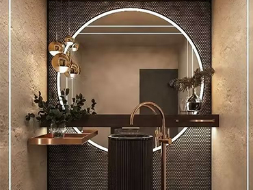Glänzen Sie Ihre Morgen routine mit einem eleganten LED-Badezimmers piegel